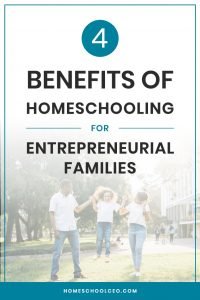 4 Benefits of Homeschooling in Entrepreneurial Families pin
