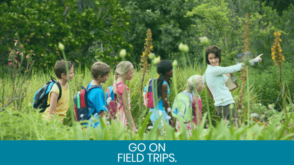 Children on a field trip