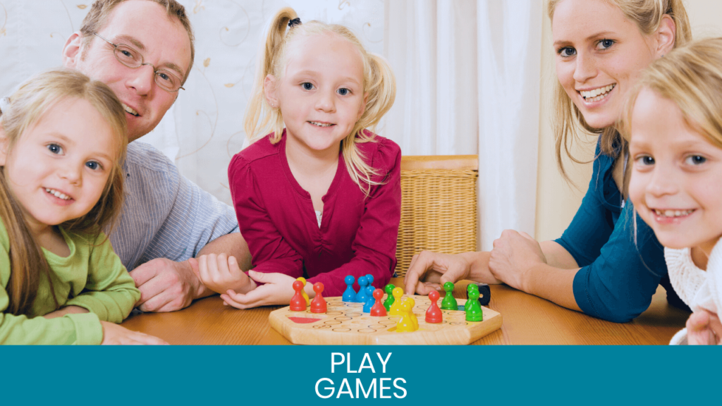 Parents and daughter playing kids chess